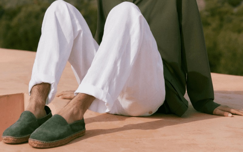 Dizainera vīriešu espadrilles Dizainera vīriešu espadrilles