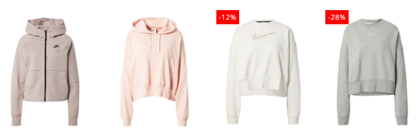Sieviešu hūdiji Nike Sieviešu hūdiji Nike