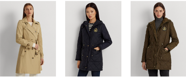 Sieviešu mēteļi Ralph Lauren Sieviešu mēteļi Ralph Lauren